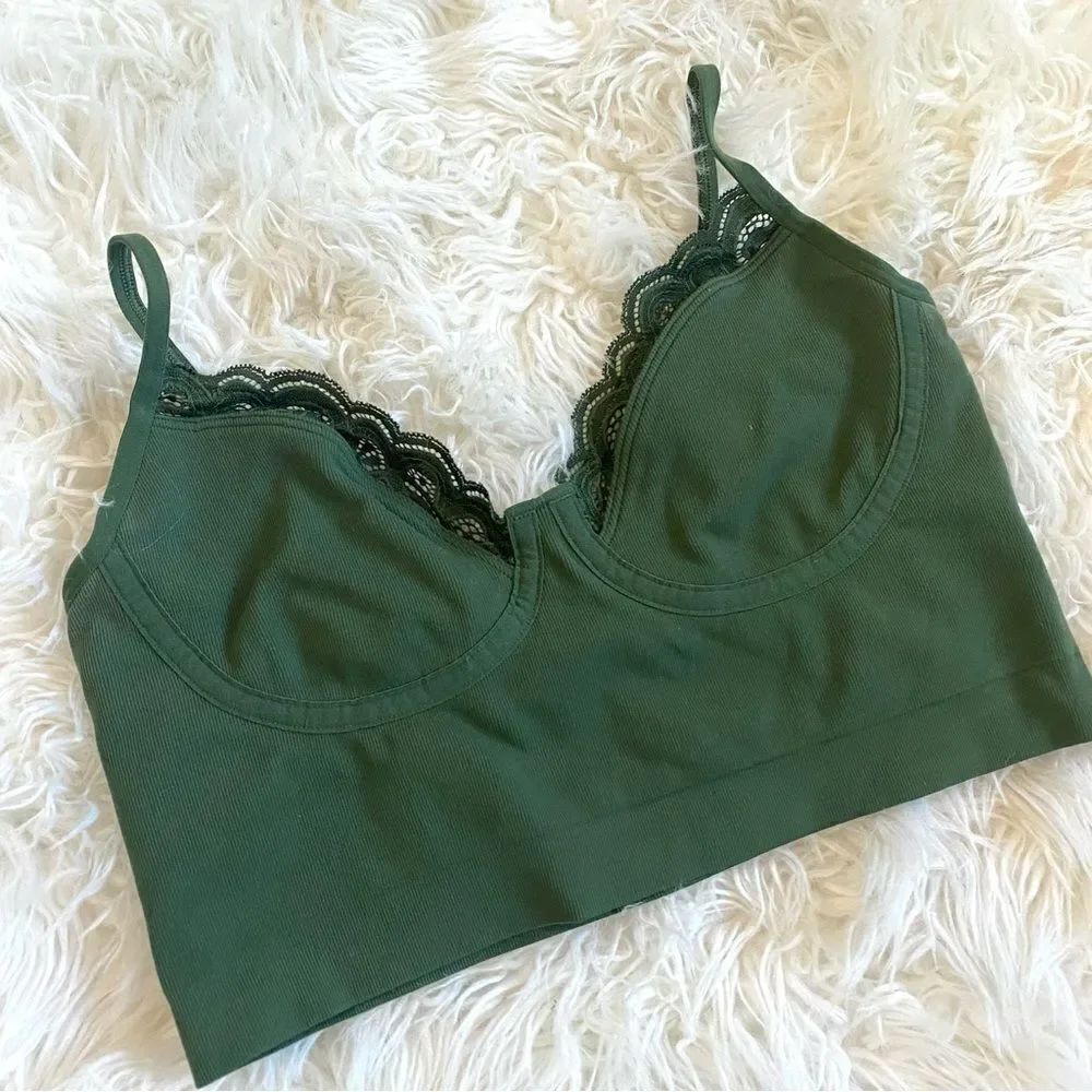 Aerie Superchill Seamless Corset Bra Top